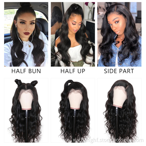 150 Density 4x4 Closure Peruvian Water Wave Wig Glueless 4x4 Wigs For Black Women Sunlight Remy Pre Plucked Lace Wigs